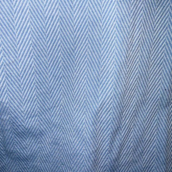 Lane Bryant 26 Shirt Blue Button Front Long Sleeve Stretch Office Modest - Picture 3 of 5